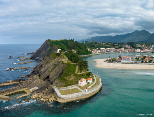 Playa Santa Marina, en Ribadesella