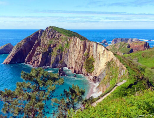 Playa del Silencio, en Cudillero, Asturias